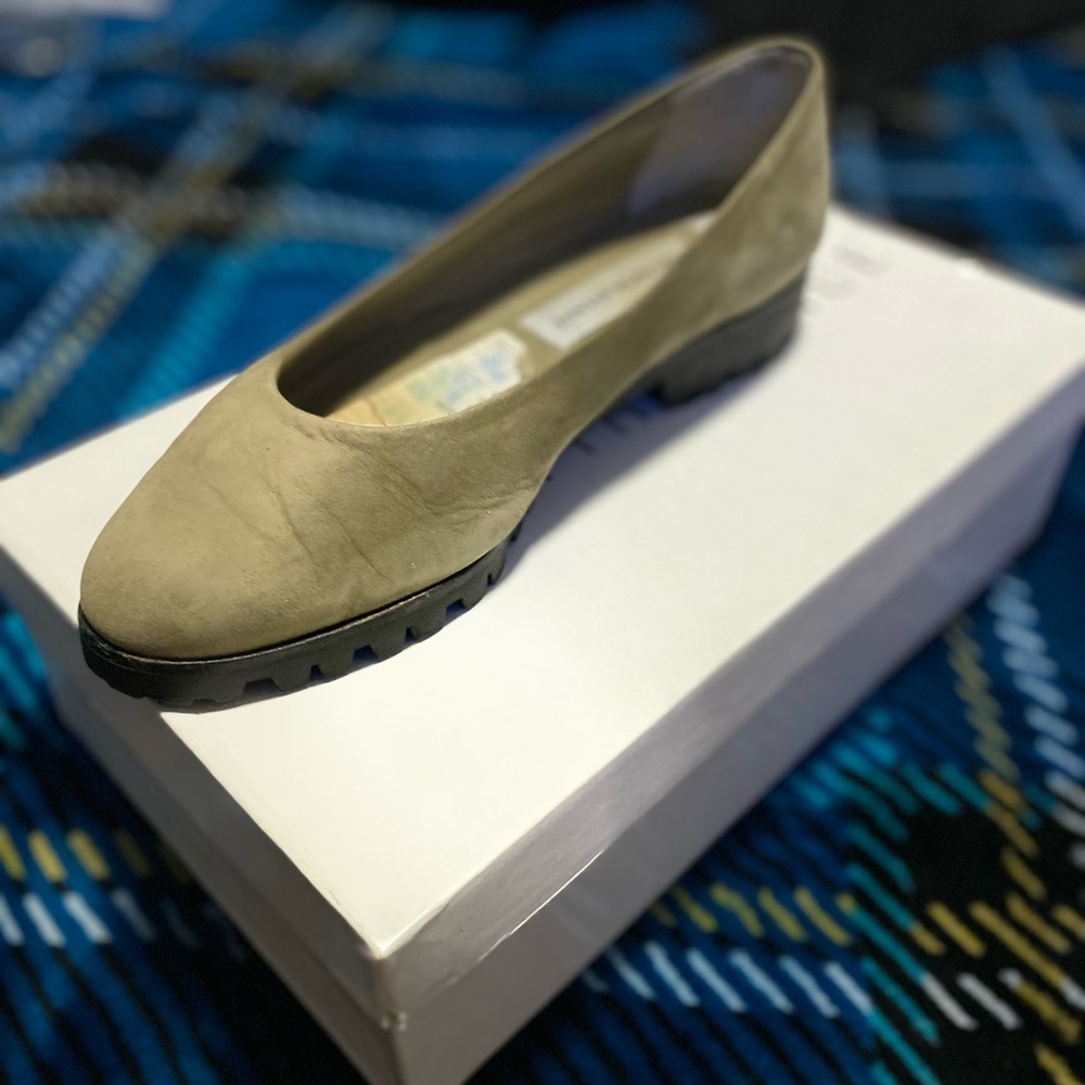 Green Saks fifth avenue shoes